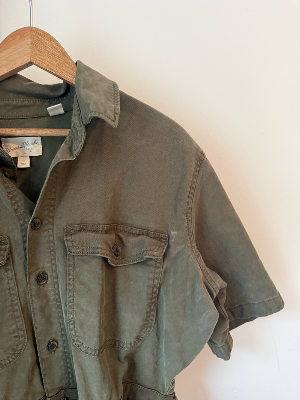 Universal Thread Olive Green Utility Romper